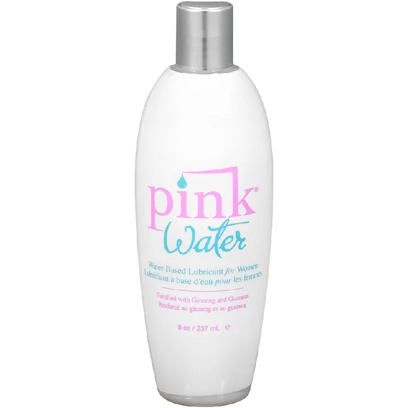 lubricant for pressure sprayers-Pink Water Based Lubricant for Women 8 Oz Flip Top Bottle