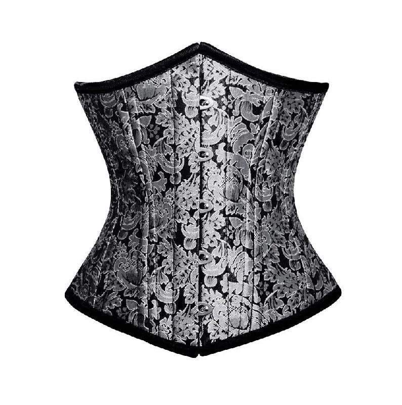 corset with embroidered edging-Cohen Custom Made Corset