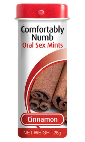 vibrating anal beads with silicone coating accessories-lubricant for seed drills-Comfortably Numb Mints - Cinnamon