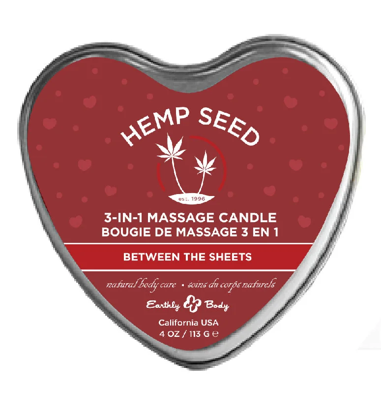 lubricant for canteen caps-Hemp Seed 3-in-1 Massage Candle -  Between the Sheets - 4oz