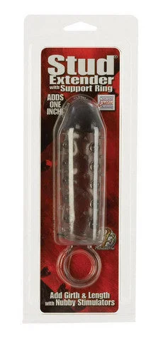 body-safe vibrating dildo for couples accessories-lubricant for combine harvesters-Stud Extender With Support Ring - Smoke