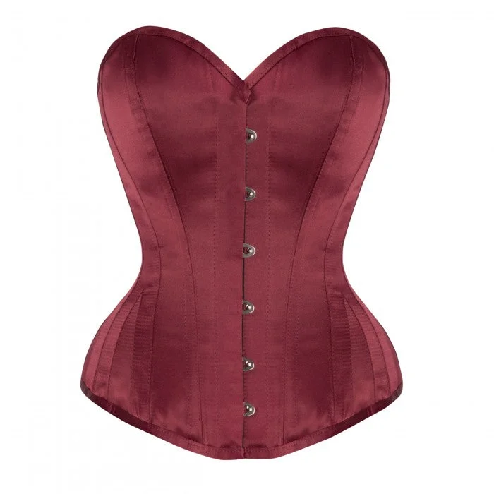 corset with sheer piping-Scarlett Custom Made Corset