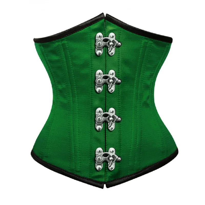 corset with metallic embroidery-Colombari Custom Made Corset