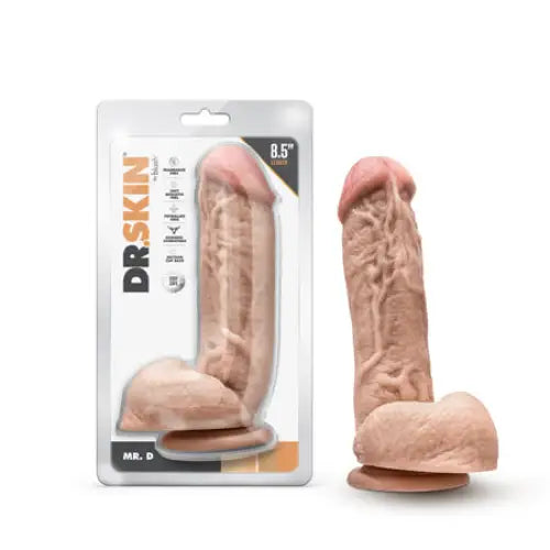 Speech-controlled dildo-Blush Dr. Skin Mr. D 8.5 in. Dildo with Balls Beige