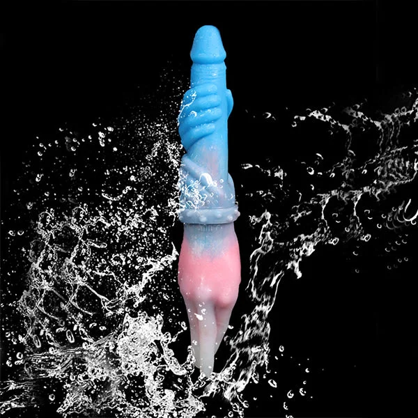 Keepsake dildo-Double End Fist Dildo Butt Plug - Fantasy Colored Silicone Sex Toys for Women Lesbian