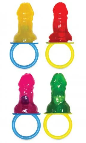 vibrating anal plug with waterproof feature accessories-lubricant for yacht furnaces-Bachelorette Party Favors Candy Pecker Pacifier - 48 Pieces Display