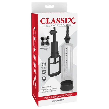 Easy-care masturbator-Pipedream Classix Penis Enlargement Pump Clear/Black