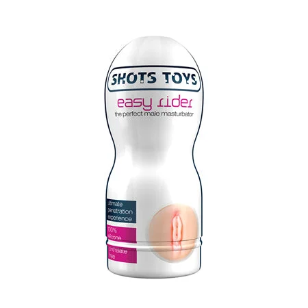 Luxury pleasure sleeve-Shots Easy Rider Vagina Masturbator Beige