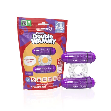 Compact stimulation sleeve-Screaming O 4B Double Wammy Grape