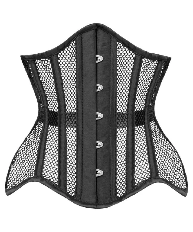 corset with scalloped piping-Richele Custom Made Corset