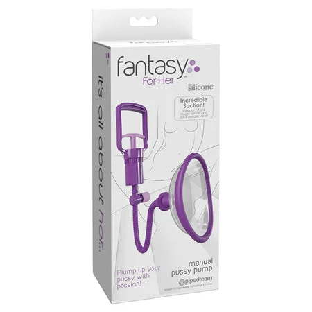 Ergonomic gadget sleeve-Fantasy For Her Manual Pussy Pump Silicone