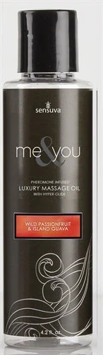 lubricant for water park pumps-Me and You Massage Oil - Wild Passionfruit and  Island Guava - 4.2 Fl. Oz.