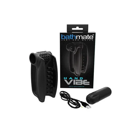 Soft-touch stroking-Bathmate Hand Vibe Masturbator