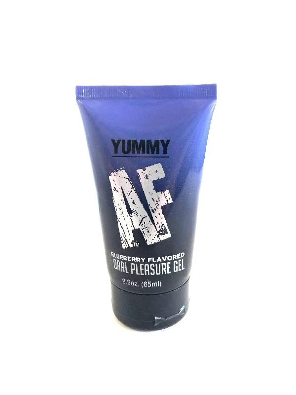 lubricant for clay throwers-Yummy Af - Oral Pleasure Gel 2.2 Oz - Blueberry