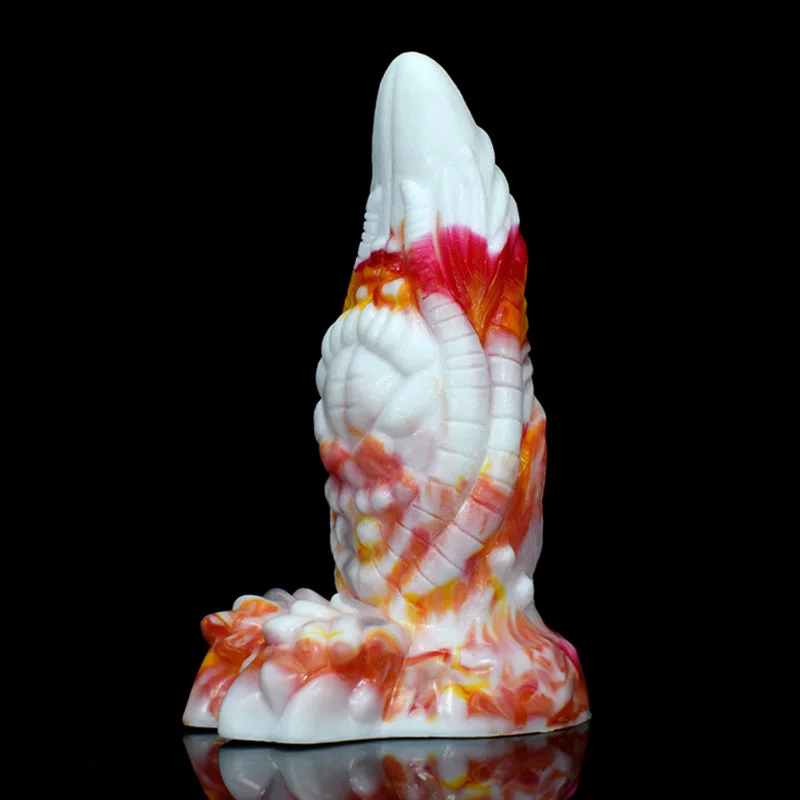 Core-filled dildo-Large Animal God Silicone Sucker Dildo