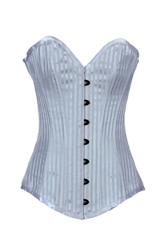 corset with layered embroidery-Stokke Custom Made Corset