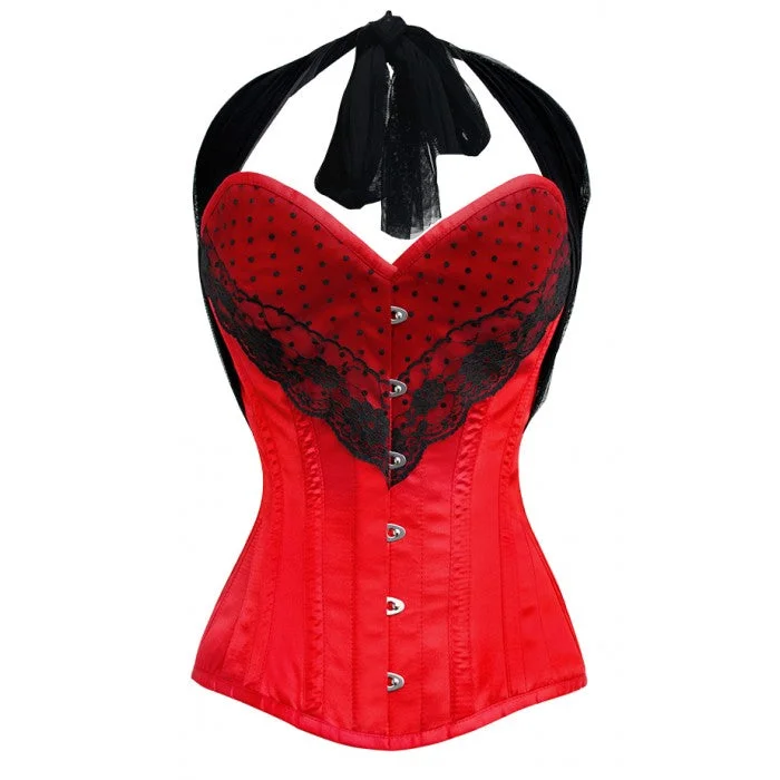 corset with satin detailing-Nina Custom Made Corset