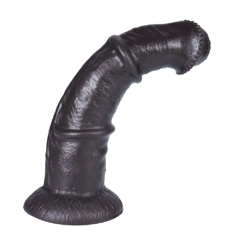 Slate dildo-Harper - Black Horse Dildo - Curved Dildo - 3 Sizes