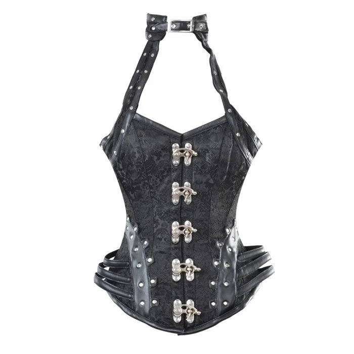 corset with bold embroidery-Mazda Custom Made Corset