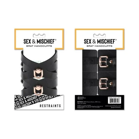 Skin-texture pleasure-Sportsheets Sex & Mischief Brat Handcuffs