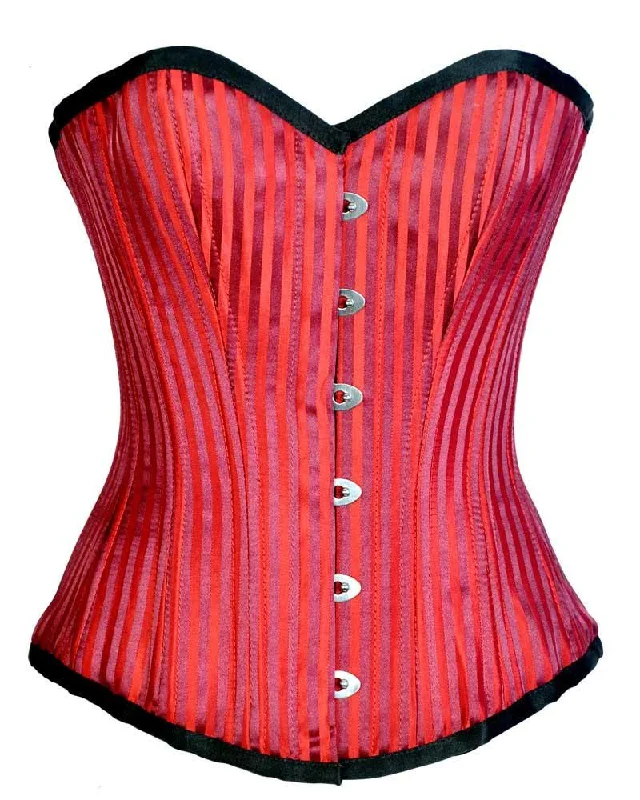 corset with embroidered patterns-Ilyana Waist Training Corset