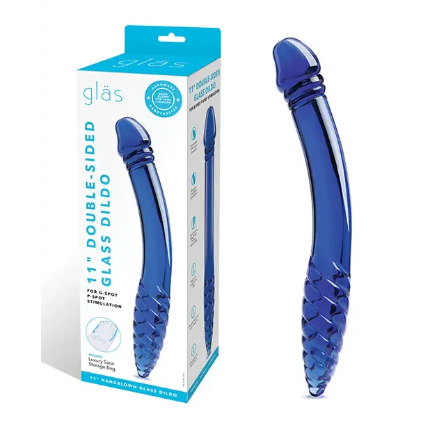 Cutting-edge dildo-Glas 11" Double-sided Dildo G-Spot & P-Spot Stimulation