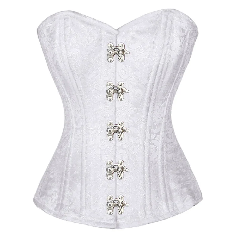 corset with scalloped piping-Rio Custom Made Corset