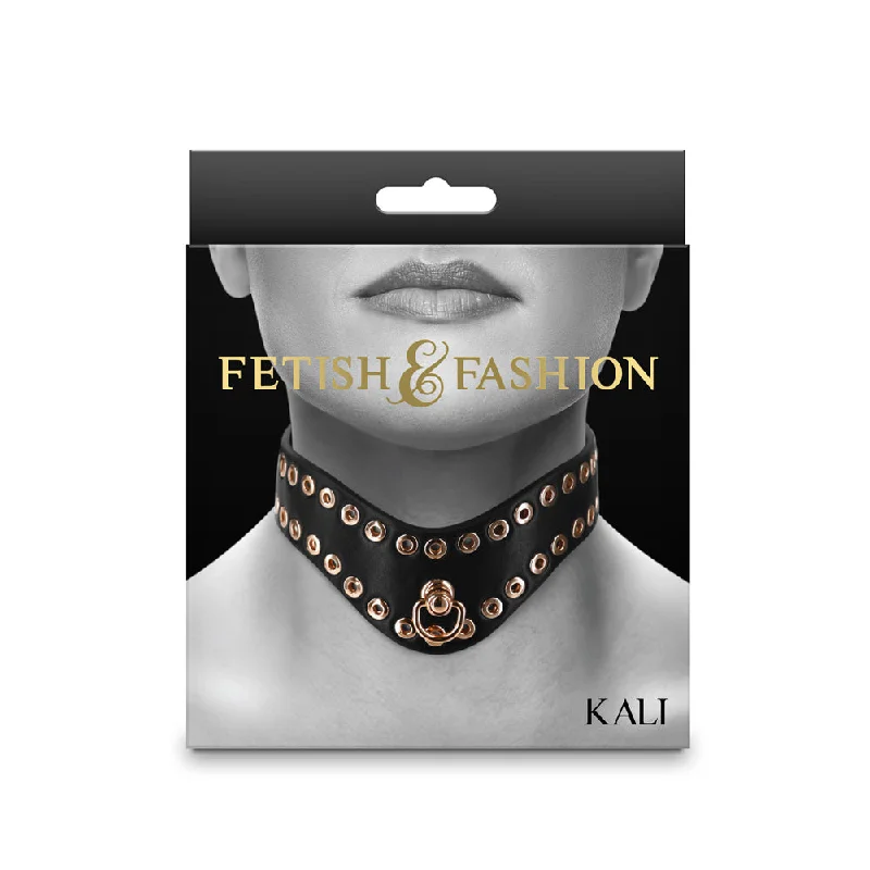 Sleek gadget sleeve-Fetish & Fashion Kali Collar Black