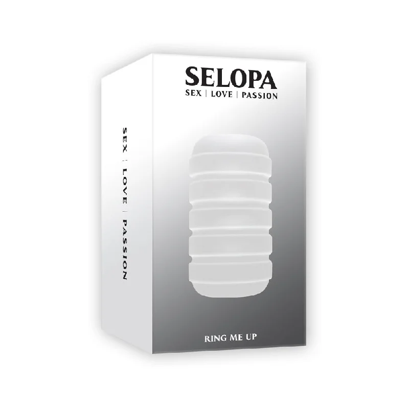 Luxury pleasure sleeve-Selopa Ring Me Up Stroker TPE Clear