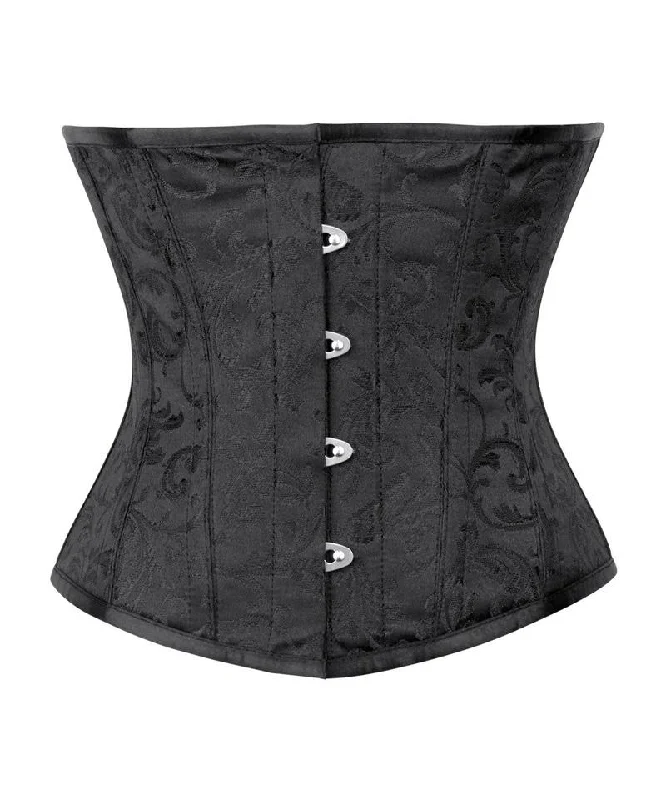 corset with satin hemline-Duffy Custom Made Corset