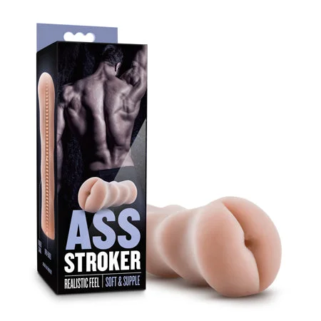 Manual stroking device-Blush X5 Men Ass Stroker Beige