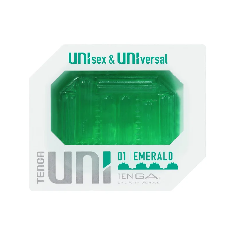 Battery-powered pleasure-Tenga Uni Emerald