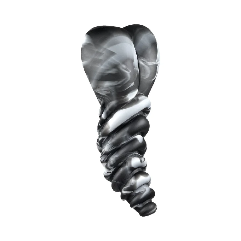 Flesh-like stimulation toy-Banana Pants Luvgrind Black Swirl