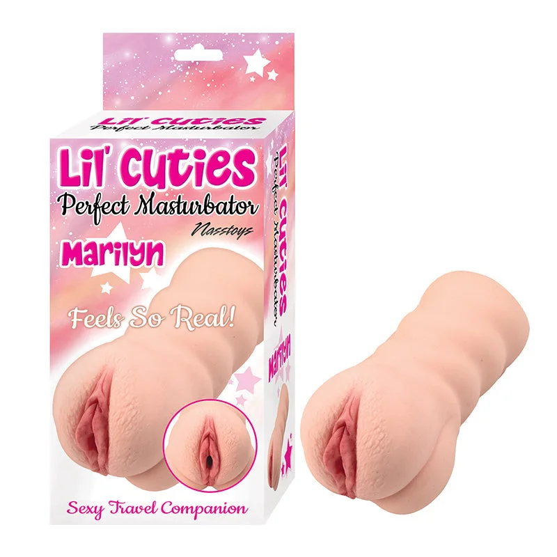 Skin-like stimulation toy-Lil' Cuties Perfect Masturbator Marilyn Light