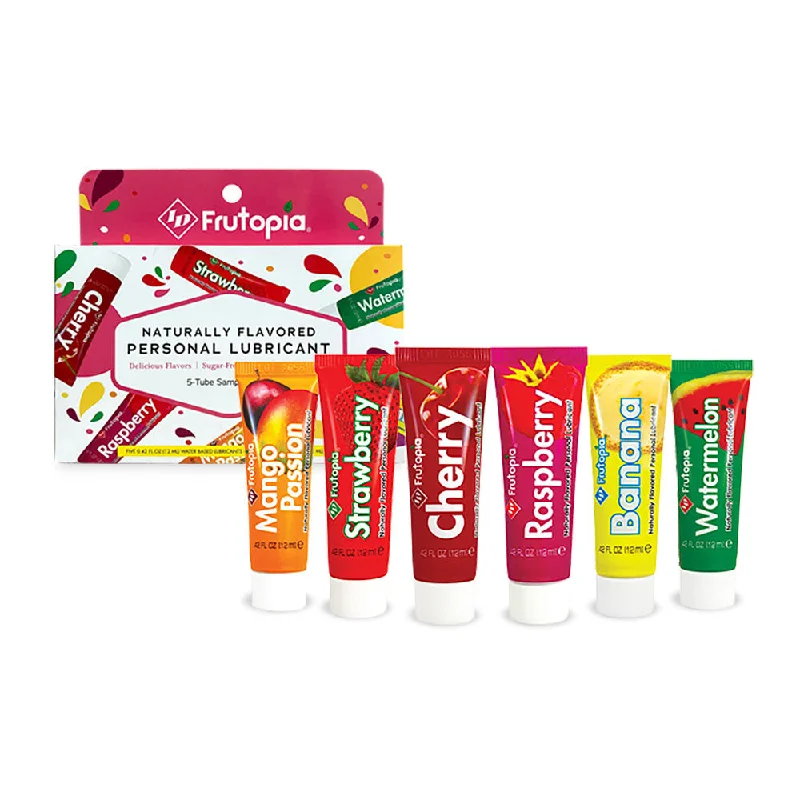 lubricant for shed doors-Frutopia 5-Tube Sampler Pack Assorted Flavors