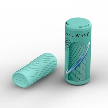 Multi-speed stroking toy-Arcwave Ghost Reversible Silicone Stroker Mint