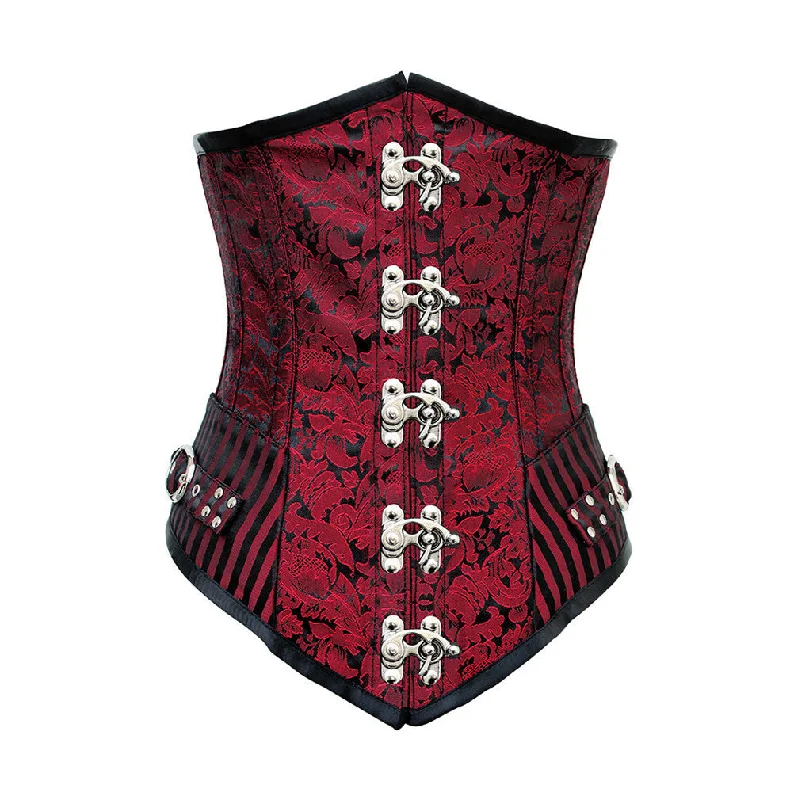 corset with floral applique-Mirna Custom Made Corset