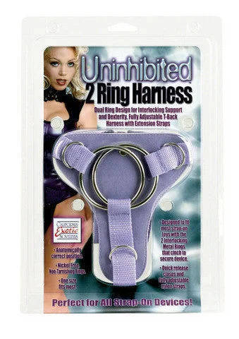 vibrating massager with clitoral stimulation accessories-lubricant for yacht furnaces-Uninhibited 2 Ring Harness