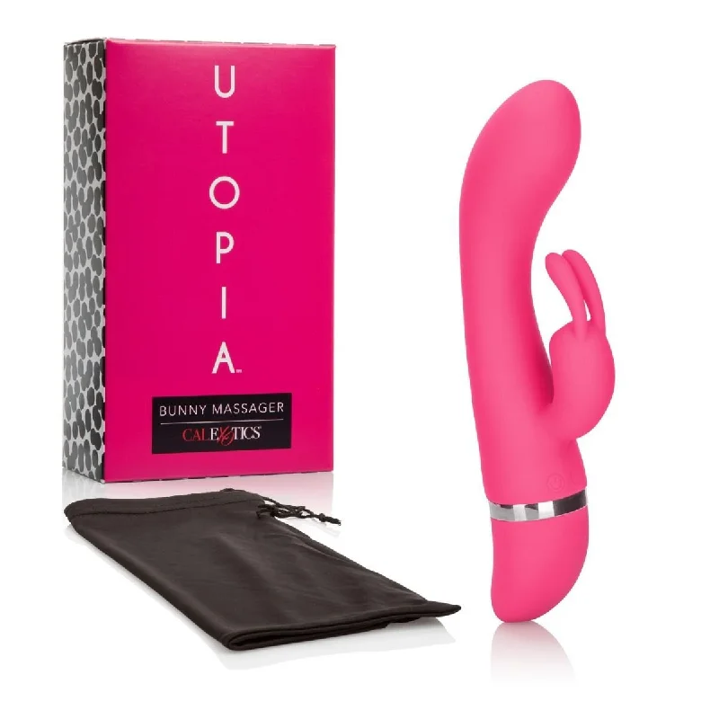 lubricant for barn heaters-California Exotics - Utopia Bunny Massager (Pink)