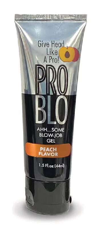 lubricant for tennis rackets-Problow - Oral Pleasure Gel - Peach