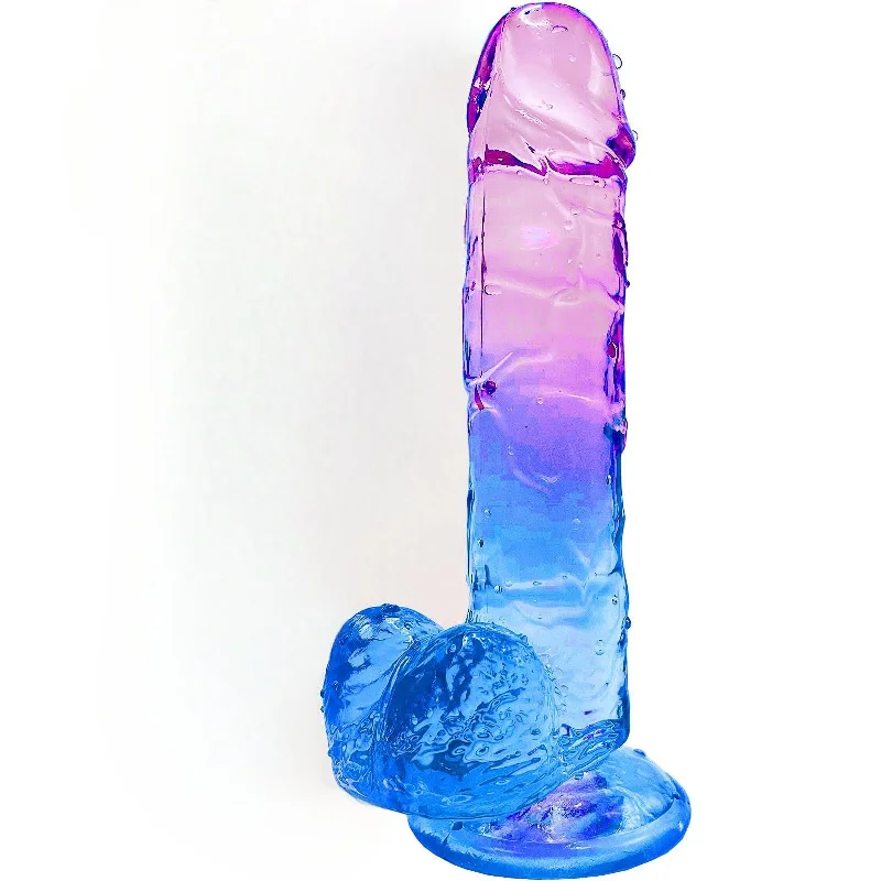 Quirky dildo-Jelly Colored Dildo Realistic Butt Plug - Lifelike Suction Cup Sex Toys for Women