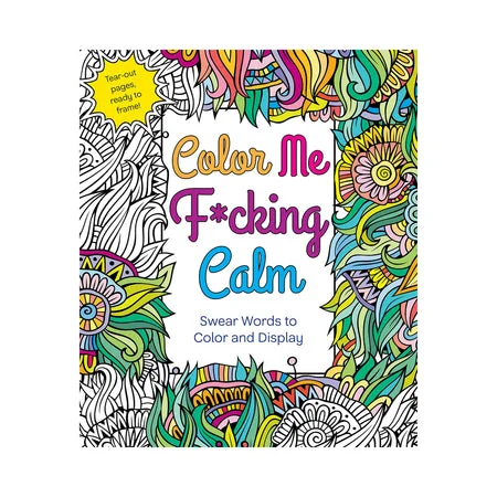 Hands-free pleasure sleeve-Color Me F*cking Calm Coloring Book