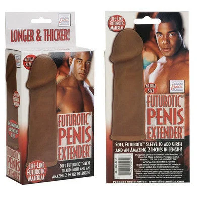 flexible vibrating cock ring for men accessories-lubricant for fertilizer spreaders-Futurotic Penis Extender - Brown