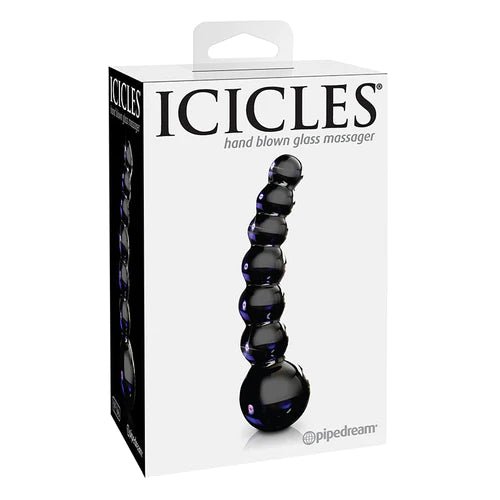 lubricant for range finders-PIPEDREAM - Icicles NO# 66 Hand Blown Massager