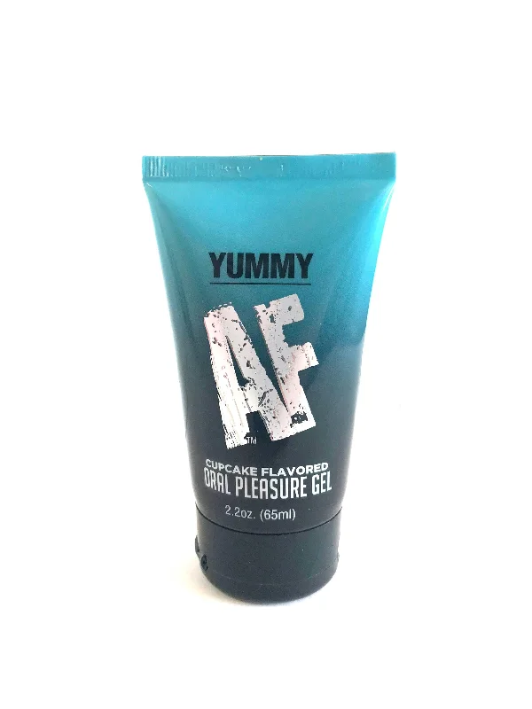 lubricant for shooting range gear-Yummy Af - Oral Pleasure Gel 2.2 Oz - Cupcake