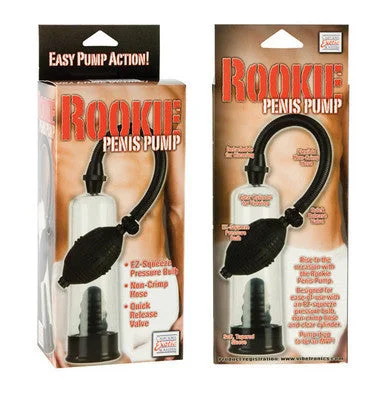 silicone vibrating butt plug accessories-lubricant for bullet molds-Rookie Penis Pump - Clear