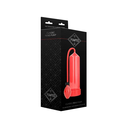 Top pleasure device-Shots Pumped Classic Penis Pump Red