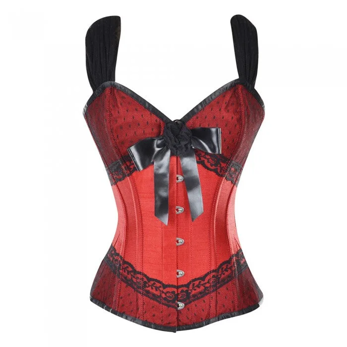 corset with sheer detailing-Gylfi Custom Made Corset