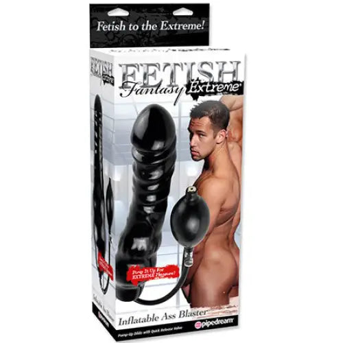 Cordless-remote dildo-Pipedream Fetish Fantasy Extreme Inflatable Ass Blaster 11 in. Inflating Dildo