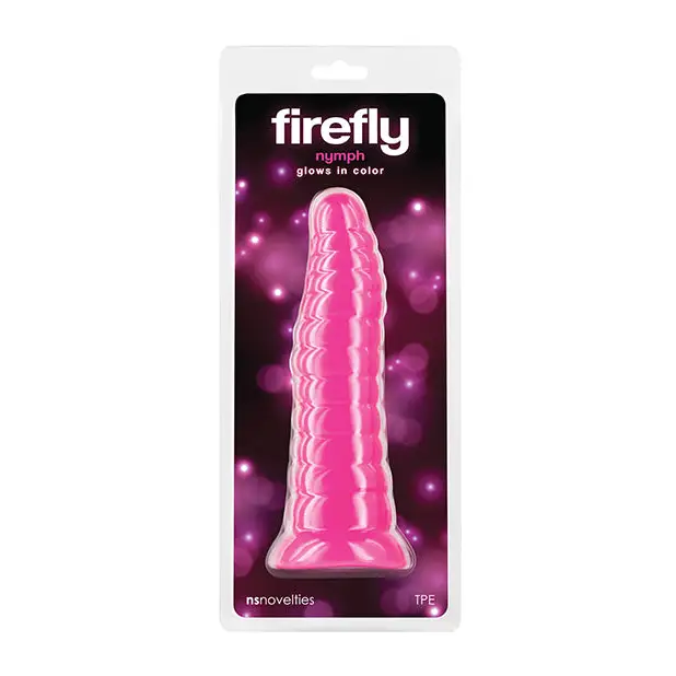 Bulky dildo-Firefly Nymph Glow in the Dark Dildo - Pink